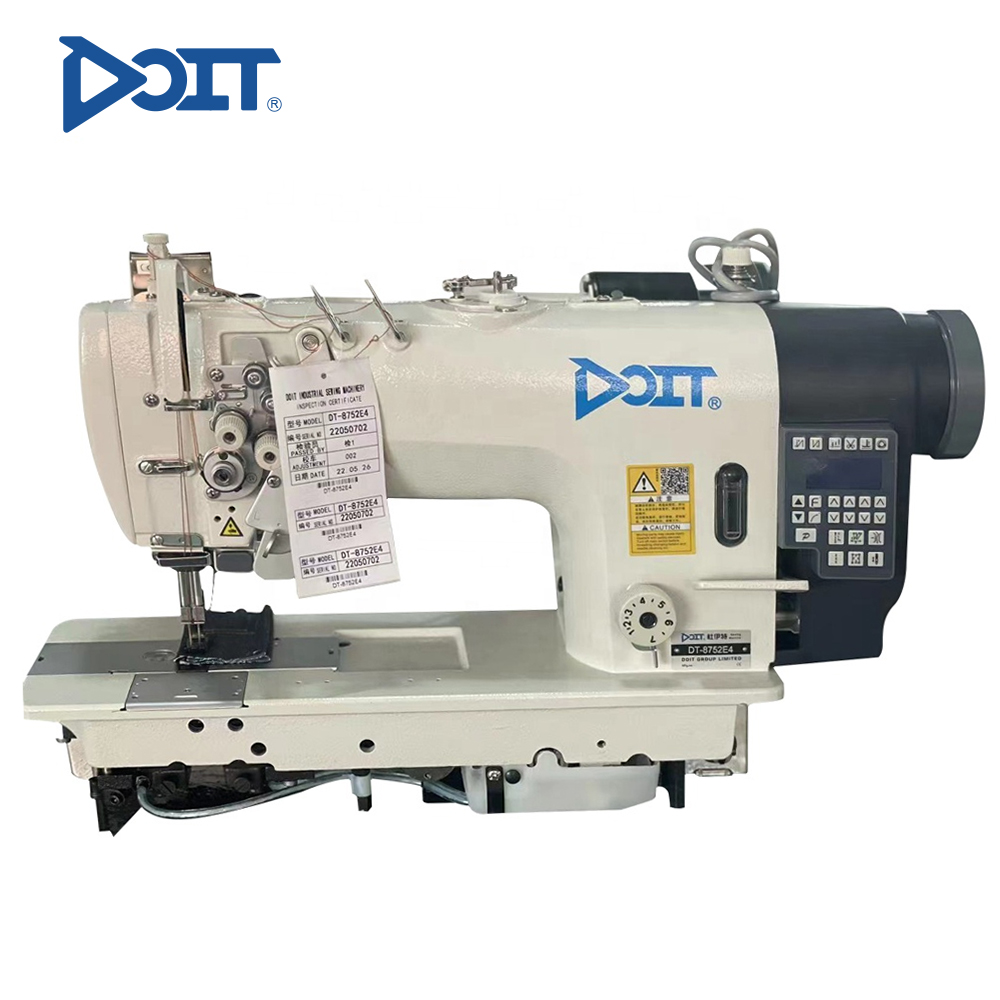 DT 8752E Máquina de coser computarizada de pespunte de doble aguja y accionamiento directo con barra de aguja dividida